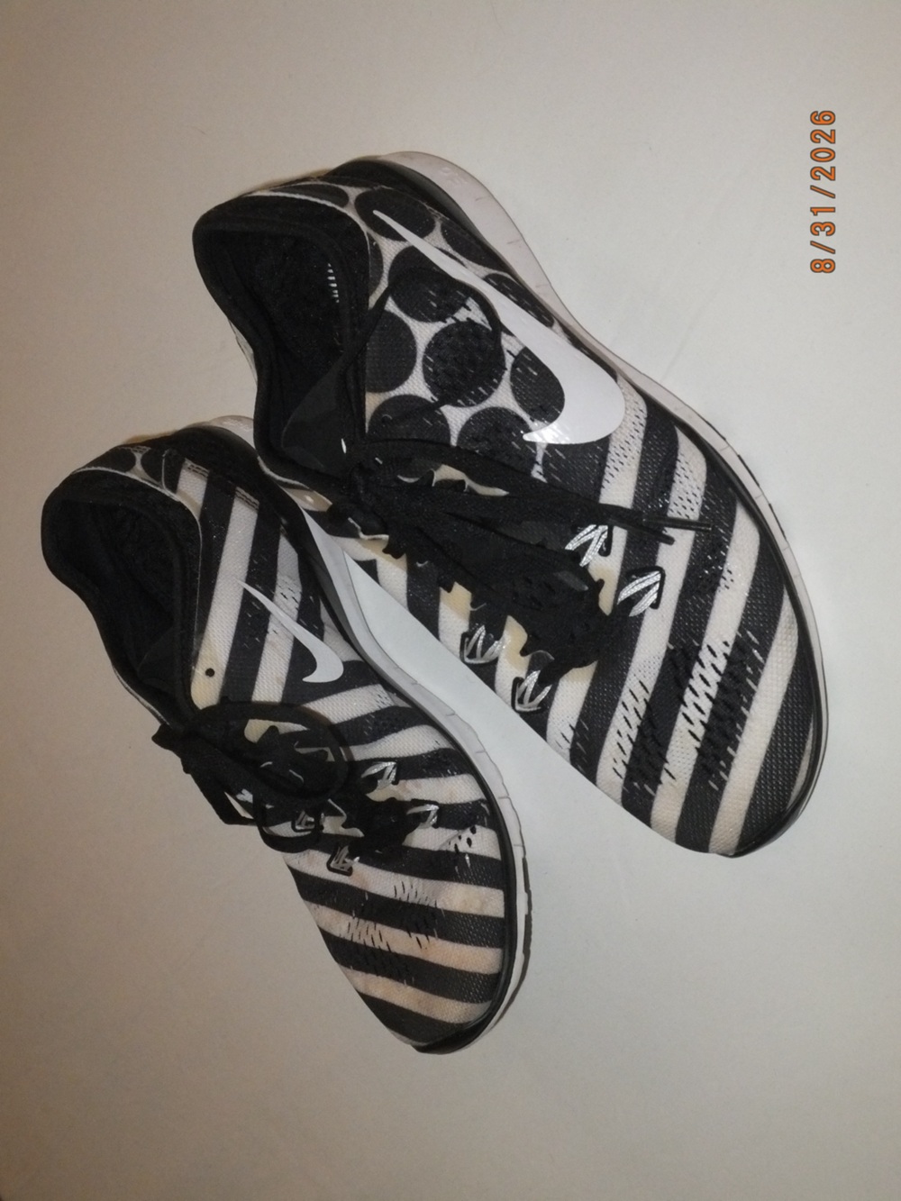 Nike Free TR Fit Women’s Black and White Patterned Athletic Sneakers